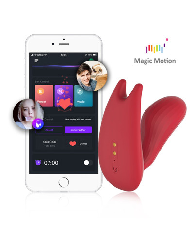 Смартвібратор Magic Motion Umi Red - Фото №8