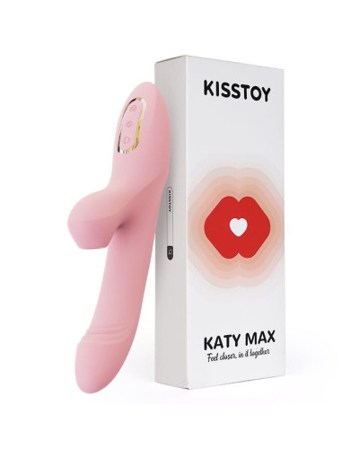 Вібратор-кролик з обертанням стовбура та вакуумною стимуляцією KISSTOY Katy Max - Фото №5