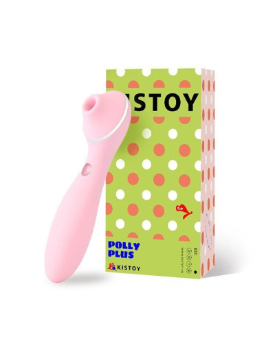 Вакуумный вибратор KISTOY Polly Plus Pink - Фото №1