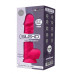 Фаллоимитатор с вибрацией SilexD Norman Vibro Pink (MODEL 1 size 8,5in), двухслойный, диаметр 5см - Фото №2
