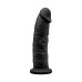 Фалоімітатор SilexD Henry Black (MODEL 2 size 7.5in), двошаровий, силікон + Silexpan, діаметр 4,8 см - Фото №1