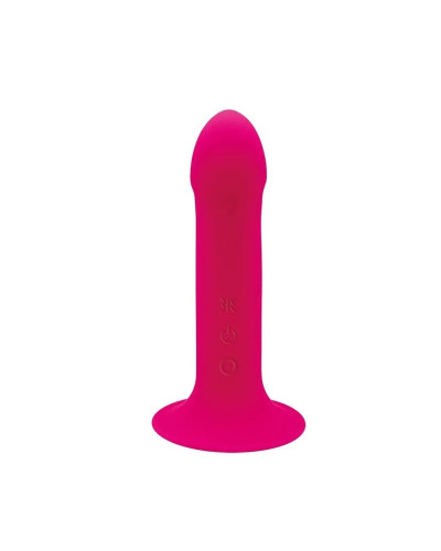 Дилдо с вибрацией Adrien Lastic Hitsens 2 Pink, отлично для страпона, макс диаметр 4см, длина 17,2см - Фото №1