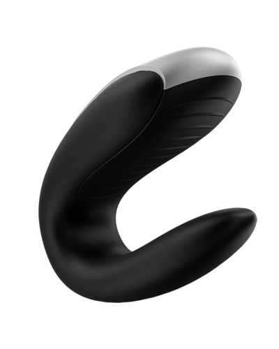 Смартвібратор для пар Satisfyer Double Fun (Black) з пультом ДК - Фото №2