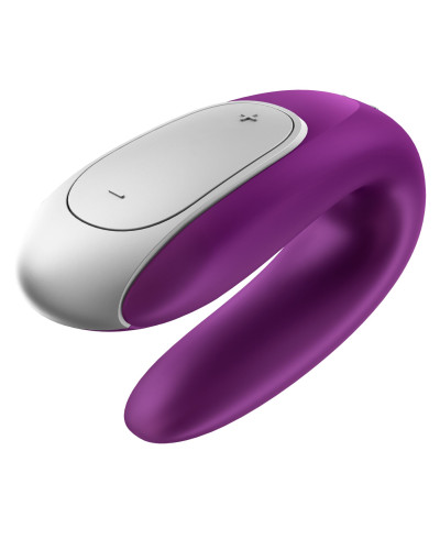 Смарт-вибратор для пар Satisfyer Double Fun (Violet) с пультом ДУ - Фото №6