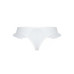 Трусики в горошок, з рюшами та шнурівкою Passion FATIN THONG S/M, white - Фото №6