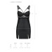 Бэби-долл из эко-кожи и кружева Passion LOONA CHEMISE L/XL, black - Фото №7