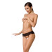 Кружевные стринги с доступом Passion SENIA THONG S/M, black - Фото №1