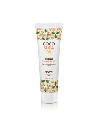 Розпродаж! Органічна кокосова олія Каріте (Ши) для тіла EXSENS Coco Shea 100 мл (термін 04.2025) - Фото №1
