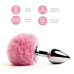 Анальна пробка FeelzToys - Bunny Tails Butt Plug Pink - Фото №2