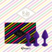 Набір силіконових анальних пробок FeelzToys - Bibi Butt Plug Set 3 pcs Purple - Фото №4