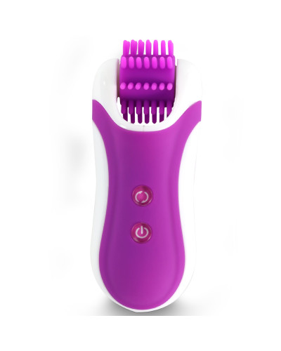Стимулятор с имитацией оральных ласк FeelzToys - Clitella Oral Clitoral Stimulator Purple - Фото №4