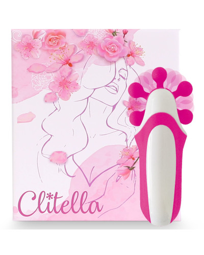 Стимулятор з імітацією оральних пестощів FeelzToys - Clitella Oral Clitoral Stimulator Pink - Фото №1
