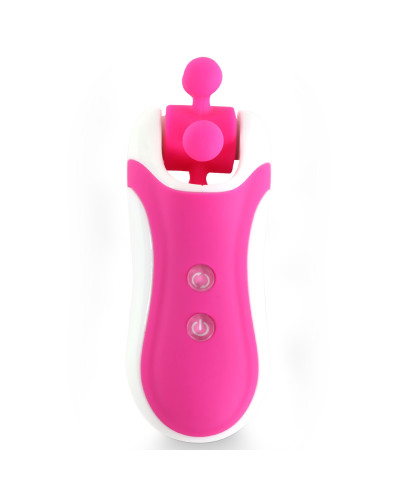 Стимулятор з імітацією оральних пестощів FeelzToys - Clitella Oral Clitoral Stimulator Pink - Фото №2