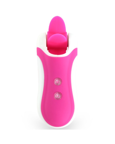Стимулятор з імітацією оральних пестощів FeelzToys - Clitella Oral Clitoral Stimulator Pink - Фото №3