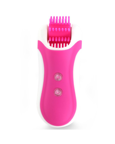 Стимулятор з імітацією оральних пестощів FeelzToys - Clitella Oral Clitoral Stimulator Pink - Фото №4
