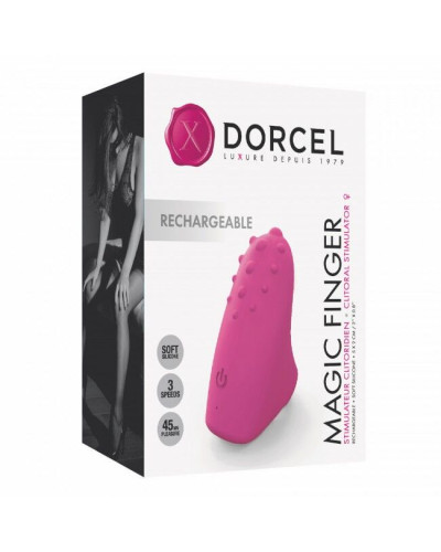 Вібратор на палець Dorcel MAGIC FINGER Rose перезаряджуваний, 3 режими роботи - Фото №6