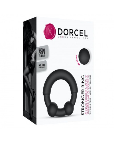 Ерекційне кільце з металевими вставками Dorcel STRONGER RING - Фото №8