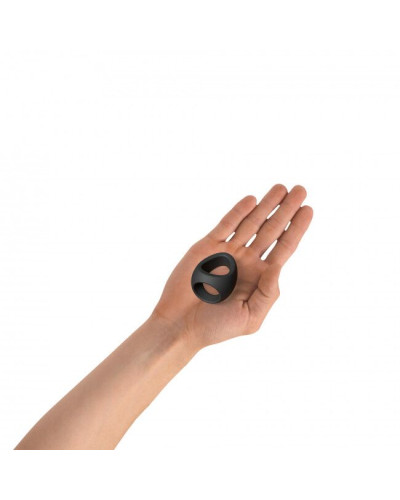 Ерекційне кільце подвійне Love To Love FLUX RING - BLACK ONYX - Фото №5