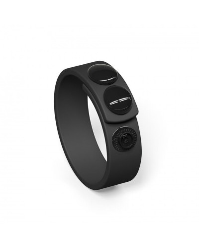 Регулируемое эрекционное кольцо на кнопках Love To Love HERO RING - BLACK ONYX - Фото №1
