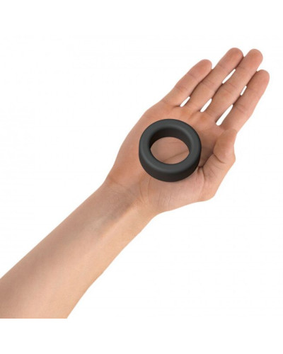 Ерекційне кільце широке Love To Love COOL RING - BLACK ONYX - Фото №4