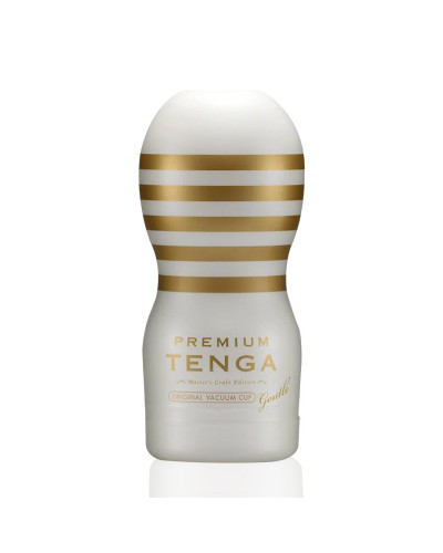 Мастурбатор Tenga Premium Original Vacuum Cup Gentle (глубокая глотка) с вакуумной стимуляцией - Фото №1