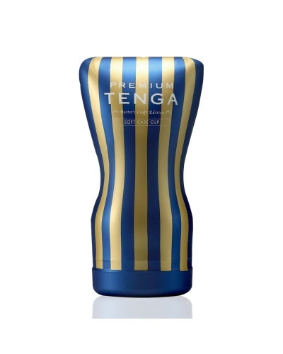 Мастурбатор Tenga Premium Soft Case Cup (м’яка подушечка), стискається - Фото №1