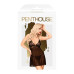 Мінісукня з мереживним ліфом та стрінгами Penthouse - Bedtime Story Black L/XL - Фото №3