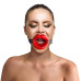 Кляп-розширювач у формі губ Art of Sex – Gag Lips, натуральна шкіра - Фото №1