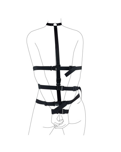 Набір для фіксації Art of Sex – BDSM Fixation Black Night Simple - Фото №4