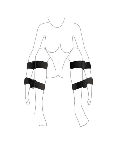 Набор для фиксации Art of Sex – BDSM Hands to feet Simple - Фото №2