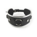 Ошейник из натуральной кожи со стразами и кольцом Art of Sex - Collar Ring - Фото №2