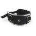 Ошейник из натуральной кожи со стразами и кольцом Art of Sex - Collar Ring - Фото №3