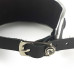Ошейник из натуральной кожи со стразами и кольцом Art of Sex - Collar Ring - Фото №5