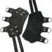 Поножи-манжеты для подвеса за ноги Art of Sex – Leg Cuffs For Suspension, черные, натуральная кожа - Фото №3