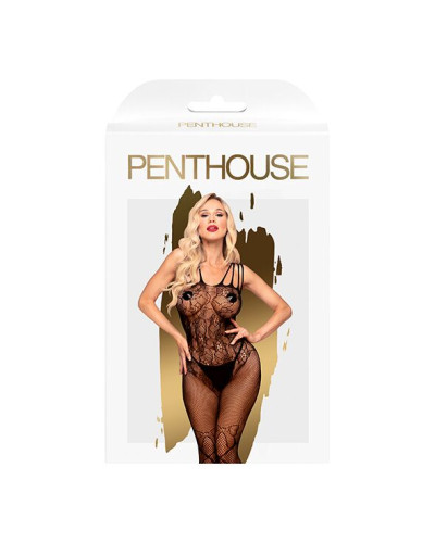 Бодістокінг з доступом до попки Penthouse - Dirty mind black XL - Фото №3