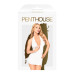 Мини-платье с открытой спиной и стрингами Penthouse - Earth-Shaker White M/L - Фото №3