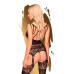 Бодістокінг у будуарному стилі Penthouse - Hottie Black S/L - Фото №2