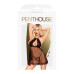 Комплект сорочка у стилі 60-х та трусики з доступом Penthouse - Libido Boost Black L/XL - Фото №3
