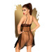 Бэби-долл с ажурным браллетом и ассиметричным подолом Penthouse - Naughty Doll Black L/XL - Фото №2