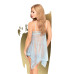 Бебі-дол з ажурним бралетом та асиметричним подолом Penthouse - Naughty Doll Blue M/L - Фото №1