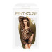 Міні-сукня з геометричної сіточки та довгими рукавами Penthouse - Passion Goddess Black S/L - Фото №3