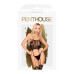 Бодістокінг з топом та панчохами на підв'язках Penthouse - Sex Dealer Black S/L - Фото №3