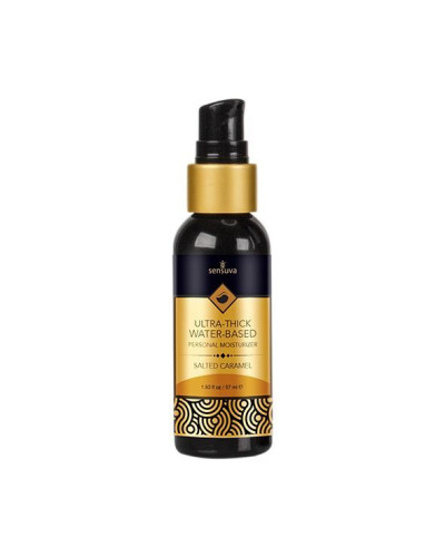 Густа змазка на водній основі Sensuva UltraThick Water-Based Salted Caramel (57 мл) без парабенів - Фото №1