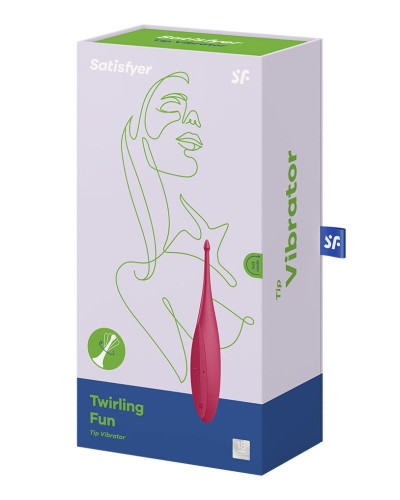 Вібратор для клітора Satisfyer Twirling Fun Poppy Red - Фото №4
