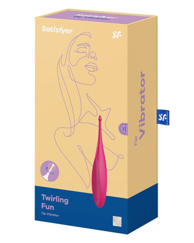 Вібратор для клітора Satisfyer Twirling Fun Magenta - Фото №4