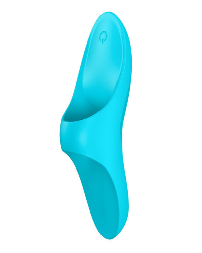 Вибратор на палец Satisfyer Teaser Light Blue - Фото №1