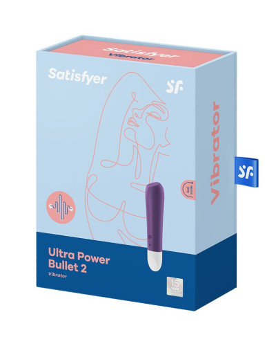 Вибропуля перезаряжаемая Satisfyer Ultra Power Bullet 2 Violet - Фото №6