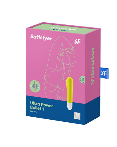 Віброкуля перезаряджаєма Satisfyer Ultra Power Bullet 1 Yellow - Фото №7