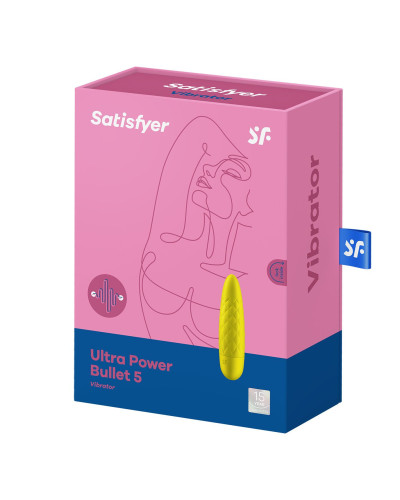 Мінівібратор Satisfyer Ultra Power Bullet 5 Yellow - Фото №7