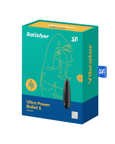 Мини-вибратор Satisfyer Ultra Power Bullet 5 Black - Фото №7